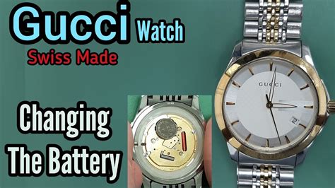 gucci watch change|gucci watch battery replacement cost.